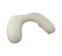 Milageto Cojín para reposabrazos de uñas, cojín para reposamanos, base de madera, almohadilla de soporte de esponja incorporada, almohada de mano para, Marrón Claro