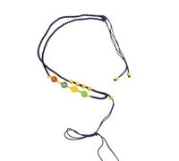 Milageto Collar Colgante Trenzado con Diseño Sobrio y Elegante Ajuste Personalizado para Diferentes Gustos y Técnicas Unidas a Estilos Modernos Adecuado para Uso Diario Culturales, Ping An
