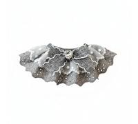 Milageto Collar de Gato de Encaje con Detalles de Lazo Bordados y Central Práctico y Ligero Adecuado para Fiestas Fotografías Uso Diario, XL