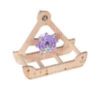 Milageto Columpio para pájaros, Juguete mecedor para periquitos, decoración oscilante, Rompecabezas de Inteligencia, Accesorios para jaulas de pájaros para