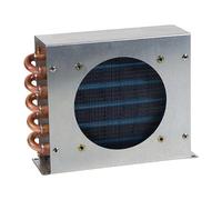 Milageto Condensador para refrigerador, congelador, radiador refrigerado por aire, de enfriamiento de tubo de cobre robusto, pequeño con carcasa para, 2x6x155