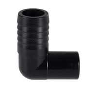 Milageto Conector de Drenaje de 90° Junta de Drenaje pequeña Náutica Fácil de Instalar Ensamblaje Reemplaza Bomba Inferior de Cabina Conector de pequeño, Negro