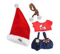 Milageto Conjunto de Ropa navideña para muñecas de 17 cm. Disfraces de Moda Invernal. Ideal para Vestir y Decorar muñecas, Mono