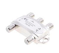 Milageto Conmutador Diseqc 4x1 Interruptor Satélite Multiple Entradas Divisor de Señal Chip Profesional para Cuatro Fuentes Adecuado para Viviendas y Oficinas
