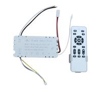 Milageto Controlador del ventilador Techo del techo Ingreso del receptor del ventilador 110-265 V Kit de control remoto y receptor para invisible Fan Club