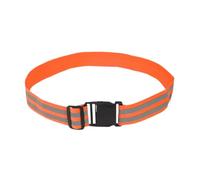 Milageto Correa Reflectante de Alta Visibilidad, Ajustable, Reflectante y Luminosa, Ideal para Caminar, Trotar de Noche y Deportes Infantiles, Naranja