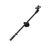 Milageto Crossbar Barra Soporte para Micrófono Rotatoria con Clip Flexible Base para Teléfono Y Accesorio Trípode de Escritorio en Metal R, para micrófono