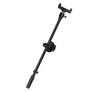 Milageto Crossbar Barra Soporte para Micrófono Rotatoria con Clip Flexible Base para Teléfono Y Accesorio Trípode de Escritorio en Metal R, para teléfono