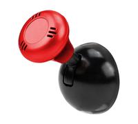 Milageto Cubierta de Botón de Coche, Accesorios de Metal, Protector único Premium, Cubierta de Botón de Arranque Y Parada Del Motor, Rojo