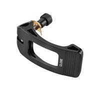 Milageto Cubierta de liberación rápida para Palanca Fija de Potencia Plegable de Bicicleta, Accesorios Profesionales, Repuesto, Adaptador de Potencia, aleación, Negro