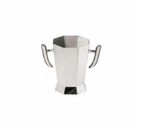 Milageto Cubitera de Champagne Cubo de Hielo de Botellas Balde para Bebidas con Acero Inoxidable Pulido Retro Apto para Restaurantes Hogar