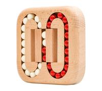 Milageto Cubo Giratorio de Madera con Forma de Frijol mágico para niños y niñas, Juguete Educativo para Mente, Regalo de Rompecabezas, Adorno, Regalo de, Perla Acrílica
