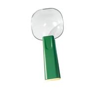 Milageto Cuchara de Perros Pet Scooper Scalet Kitten Multipurpose Tool de alimentación de múltiples, Verde