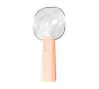 Milageto Cuchara de Perros Pet Scooper Scalet Kitten Multipurpose Tool de alimentación de múltiples, Rosa