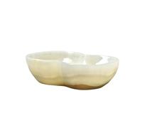 Milageto Cuenco Industrial Bandeja Tazón Centro de Mesa Fuente Decorativa de Jade Natural Tallado Brillo Que Eleva la Decoración, style to 6