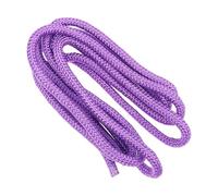 Milageto Cuerda de Gimnasia rítmica para Entrenamiento de Artes rítmicas, Saltos de competición, 118 Pulgadas, 1 cm de diámetro, para ejercitar Todo el Cuerpo, Violeta
