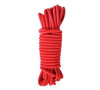 Milageto Cuerda Elástica de Amortiguación de Cuerda Elástica de 5m X 5 Mm para para Bote de Kayak, Rojo