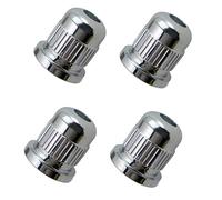 Milageto de Casquillos de Montaje de Cuerda de Metal de 4 Piezas para Accesorios de Piezas de Guitarra, Plata