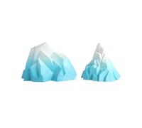 Milageto Decoración del Iceberg del Acuario, Accesorios para peceras, decoración del Acuario