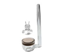 Milageto Difusor atomizador de CO2 para Acuario, difusor de Burbujas para Tanque de Peces, refinador de Aire para Cubo pequeño hidropónico, 20x70 Mm