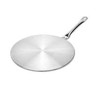 Milageto Difusor de para Cocina Inducción Adaptador de Placa para Encimera Difusora Convertidor de en Acero Antióxido Apto para Gas Eléctrica, L, Individual