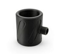 Milageto Ducha de Mano Masculina Cabezal de Ducha Portátil Rociador de Alta Presión Accesorio de Baño con Diseño Original y Fabricación Aditiva Adecuado para, Negro