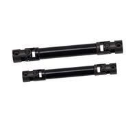 Milageto Eje de Transmisión RC Delantero Trasero para SCX24 1/24 Repuesto Metálico Centro y Rotores Fabricación CNC Duradera para AXI90081 AXI00004 C10, Gladiator