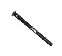 Milageto Eje Pasante Delantero Accesorio de Palanca de Bloqueo Rápido Adaptador de Cubo de Rueda de Bicicleta Material Aluminio Adecuado para Ciclismo, Negro, 165MM