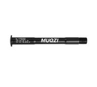 Milageto Eje Pasante para Bicicleta Aleación de Aluminio Montaje en Horquilla Eje Delantero Reemplazo Práctico Ligero Fácil Instalación Adecuado para Ciclismo, Negro 123mm