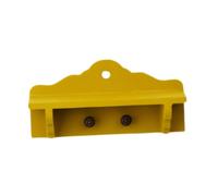 Milageto Estante de Sombrero para Muñecas Y Muebles en Miniatura, Amarillo