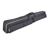 Milageto Estuche Blando para Tacos de Billar de 3 x 4 Pulgadas con Capacidad para 3 Tacos, 4 Ejes y 1/2 Taco, asa portátil, Resistente al Desgaste, para Billar, Negro