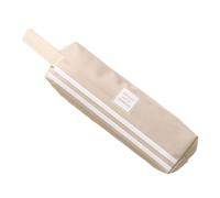 Milageto Estuche para bolígrafos, Estuche para lápices con Cremallera, Organizador de papelería Compacto de Gran Capacidad, Estuche para bolígrafos, Beige