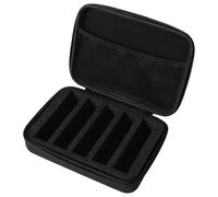 Milageto Estuche para gafas, soporte para gafas, vitrina, resistente, portátil, apilable, organizador de 5 rejillas para tocador, tienda, dormitorio, mesa.