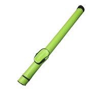 Milageto Estuche para Taco de Billar Funda Rígida Protectora Porta Tacos de Billar con Cierre y Compartimento Material Resistente de Poliuretano Adecuado para, Verde