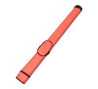 Milageto Estuche Porta Taco Billiard Funda Protectora Rígida para Taco de Billar Bolsa de Transporte para Snooker Cubierta de PU Resistente con Bolsillo para, Rojo