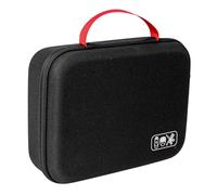 Milageto Estuche rígido de viaje para cortadora de pelo, color negro, portátil, organizador de recortadora, caja de almacenamiento, espacioso soporte para