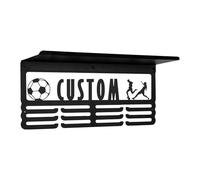 Milageto Exhibidor de, Estante metálico para trofeos, Organizador de Cintas y, Estante para Guardar de Karate, Carreras y fútbol.