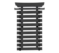 Milageto Expositor de Madera para Cinturones de Karate y Taekwondo, Soporte de Pared con Pegatinas, Organizador para Colgar Cinturones de Muay Thai, para 10 Cinturones