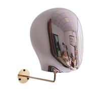 Milageto Expositor de sombreros con cabeza de maniquí, soporte para pelucas, multifuncional, compacto, para exhibir sombreros, para centro comercial