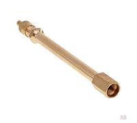 Milageto Extensión de Válvula de Inflado de Neumáticos Adaptador Tubo Extensor para Coche Motocicleta Bici SUV RV Fácil Instalación con Cobre Adecuado para