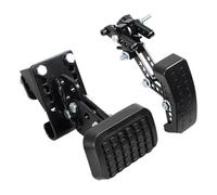 Milageto Extensor de pedal de acelerador y freno, color negro, resistente al desgaste, rendimiento, fácil de instalar, accesorio utilitario, resistente