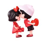 Milageto Figuras de Pareja en Miniatura, Escultura pequeña, Mini Estatua de muñeca, decoración de casa de muñecas, Estatua en Miniatura para Escritorio de