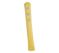 Milageto Funda Protectora de Cuero sintético para Varilla de alineación de Golf, 34 x 5 cm (13,4 x 2 Pulgadas), con diseño de y Interior de, Amarillo