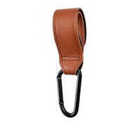 Milageto Ganchos para cochecito de bebé Clip Ganchos para cochecito Mosquetón multipropósito Ganchos para cochecito Accesorios para carrito de compras Bolsos, MARRÓN