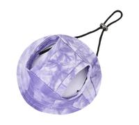Milageto Gorra de béisbol para Mascotas, Sombrero para el Sol para Perros con Orificios para Las Orejas, fácil de Usar, Accesorio para Gorra para Mascotas, M Púrpura