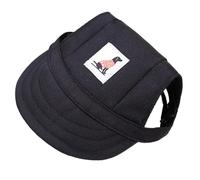 Milageto Gorra de béisbol para Perros, Gorro para Perros, Sombrero de Verano con protección Solar, Gorra con Visera a la Moda para Perros, Gorra Deportiva para, Black S
