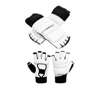 Milageto Guantes Entrenamiento y Karate, Protectores pies, muñequeras, Protectores para MMA, Sacos Boxeo y Artes Marciales, S
