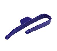 Milageto Guía de protección para deslizador de cadena de motocicleta, reemplazo directo, deslizador de cadena de brazo oscilante portátil, accesorio para, Azul