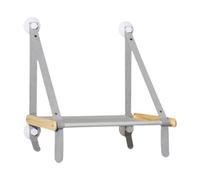 Milageto Hamaca para Gatos, Asiento de Descanso para Gatos, Regalo práctico con ventosas, Percha para Hamaca, fácil de Usar, Cama para Mascotas con Percha para, Gris