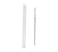 Milageto Herramienta para levantar pestañas con estuche protector, varilla metálica para levantar pestañas, herramienta para teñir, permanente, rizar y, Corto